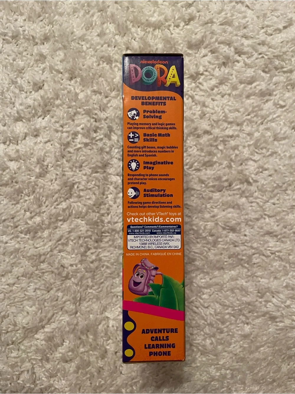 Nickelodeon Dora Vtech Adventure Calls Learning Phone